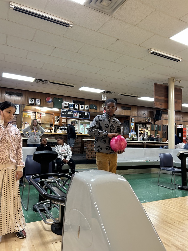 Students bowling