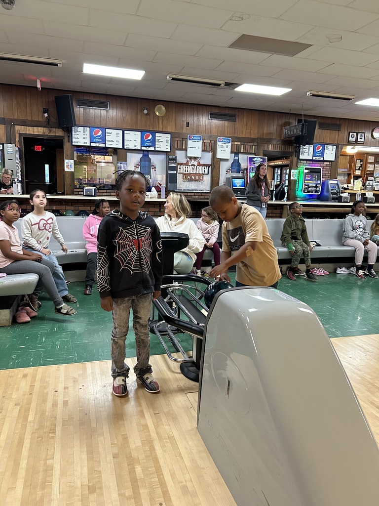 Students bowling