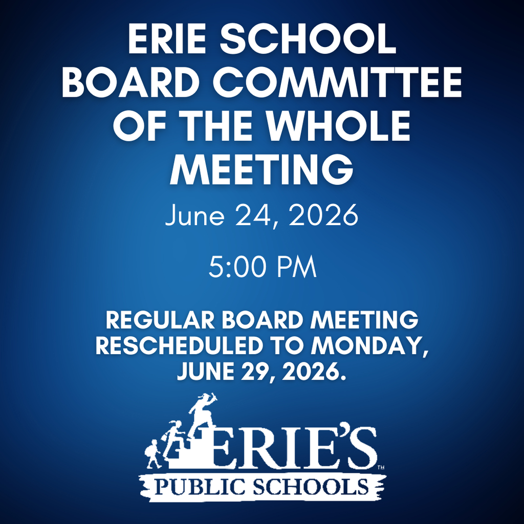 Erie School Board Meeting Updates.