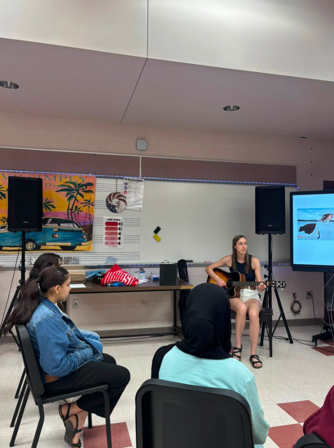 Amy Varckette Music performing at East Middle