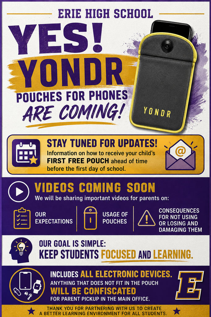 Flyer of the Yondr phone pouches. 