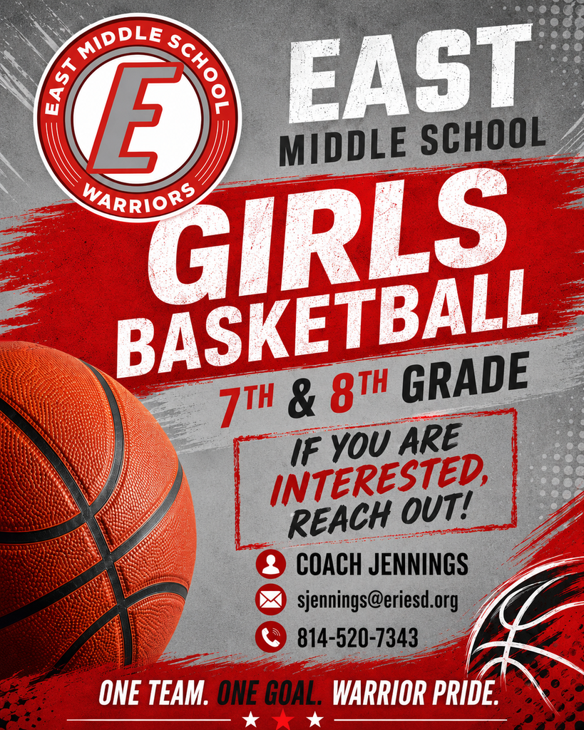Picture of East Logo and basketball