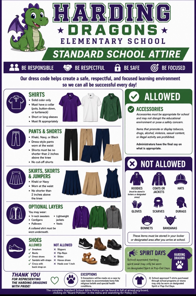 standard school attire