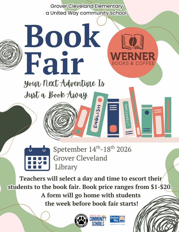 flyer for book fair- September 14th-18th 
