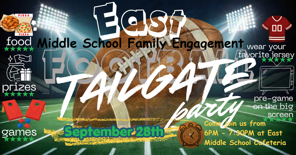 East Football Tailgate Party Family Engagement Event