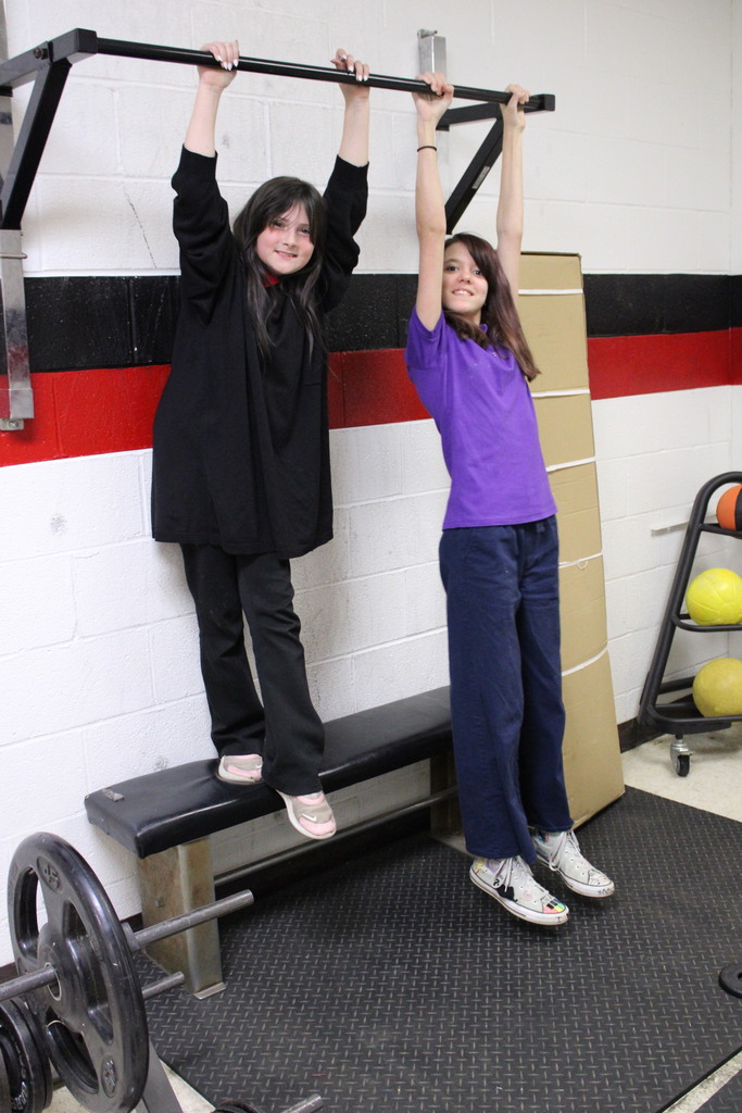 girls in the weight room