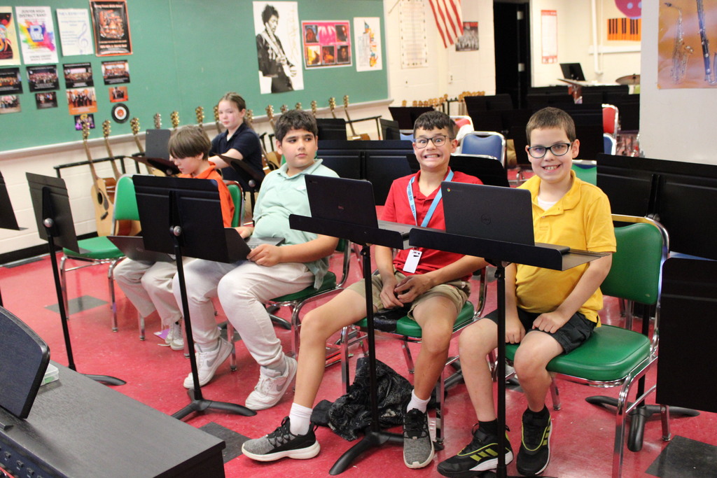 students in music