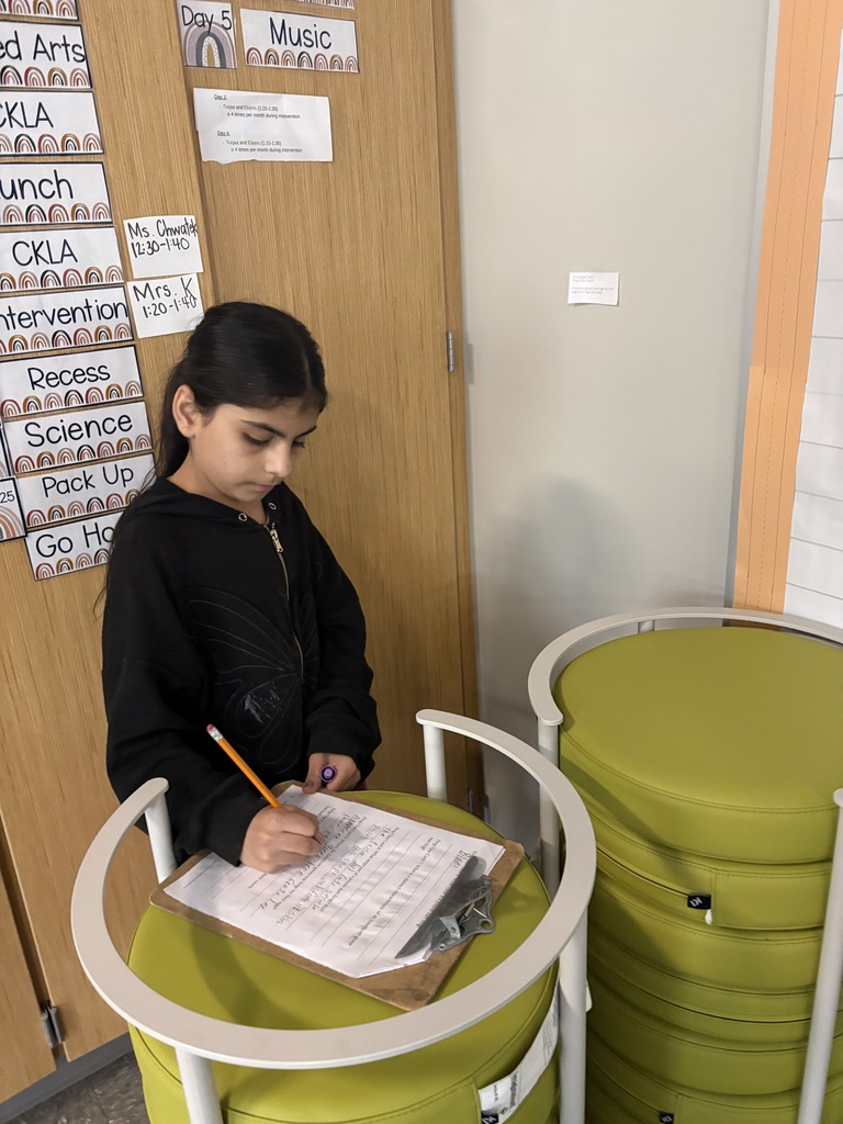 Student writing