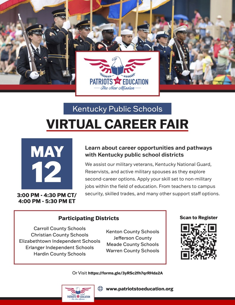 Virtual Career Fair flyer.