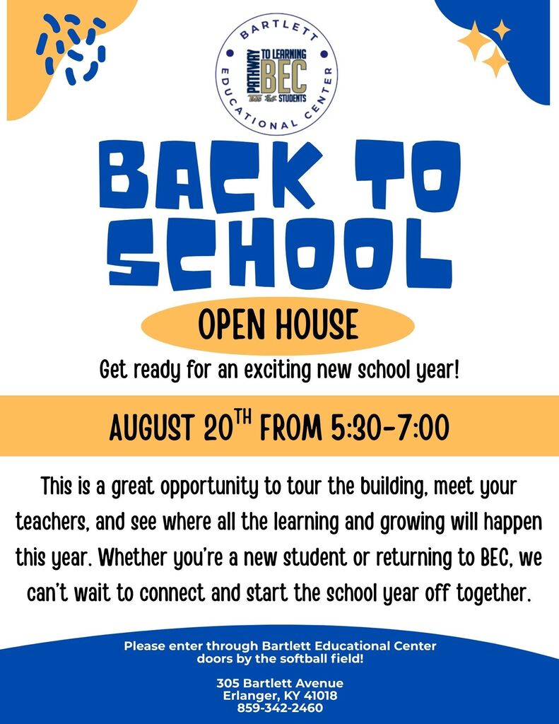 Back to School Open House