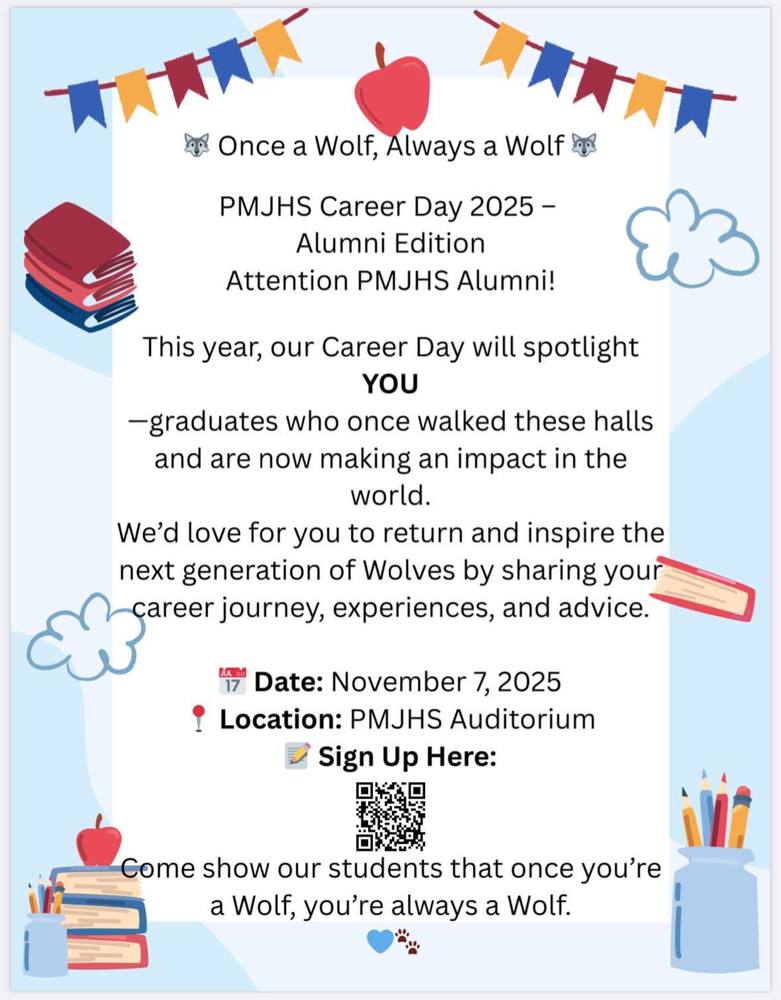 PMJHS Alumni Career Day