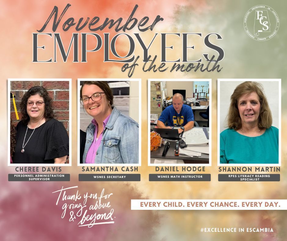 November Employees of the Month