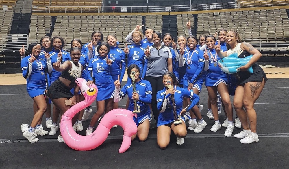 Cheerleaders at Camp