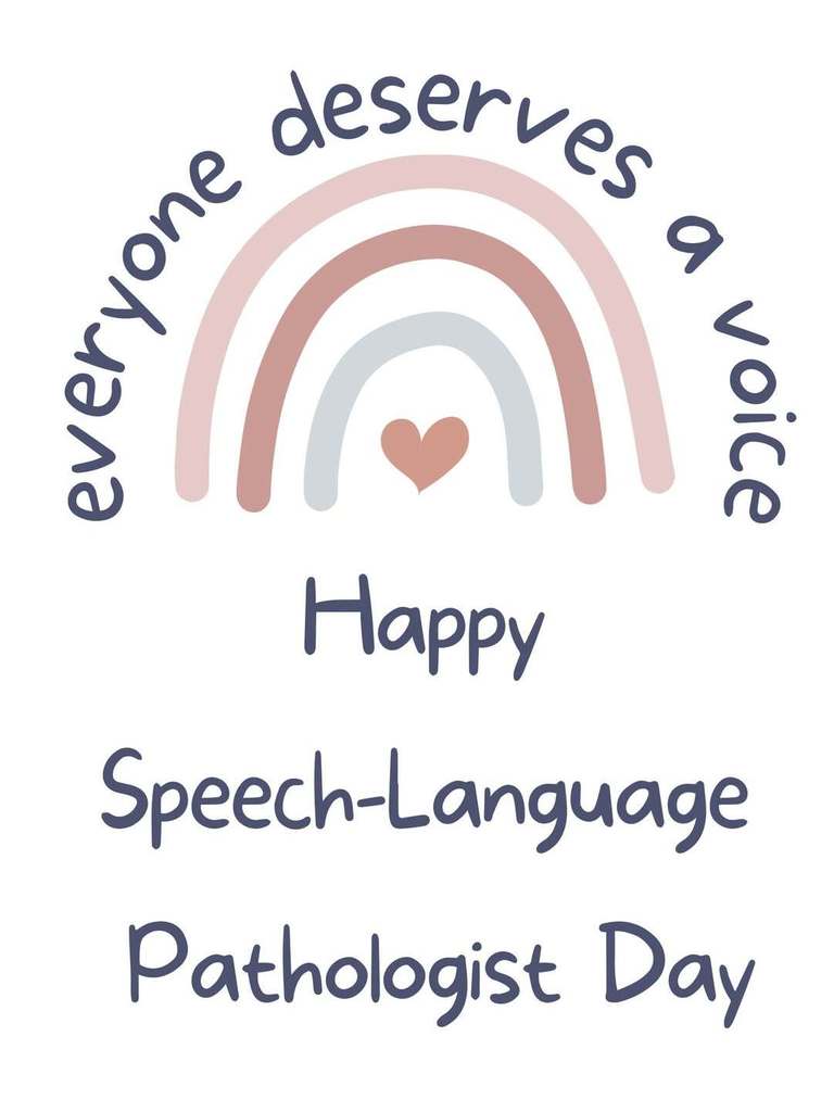 Happy Speech Pathologist Day!  Everyone deserves a voice