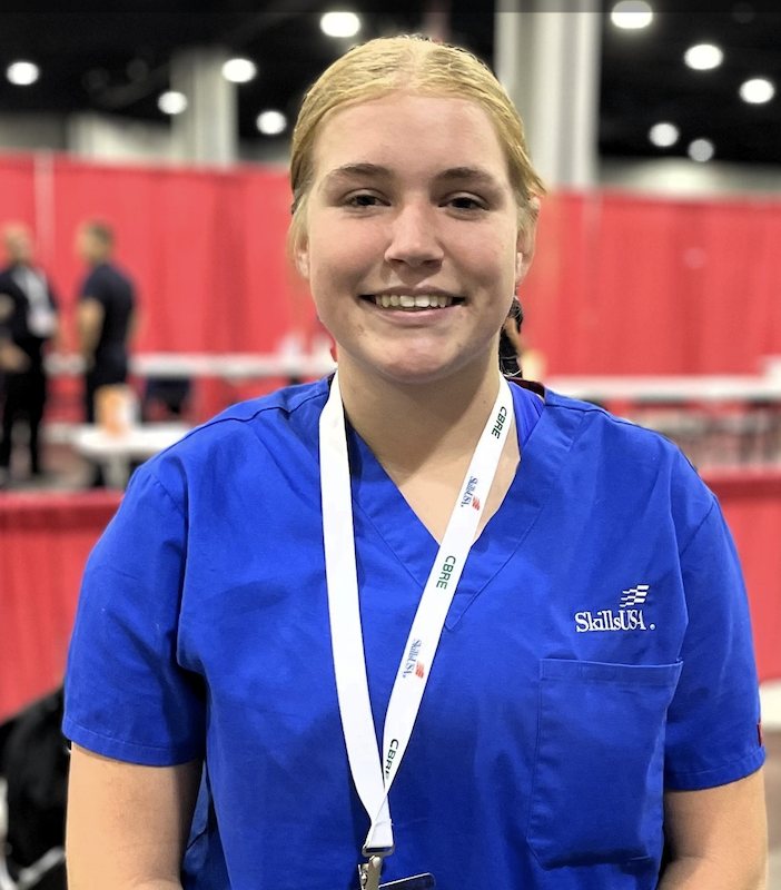 Chole Smith smiling at the 2025 SkillsUSA Championship