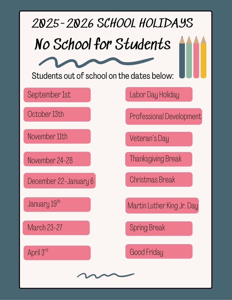 School Holidays 2025-2026
