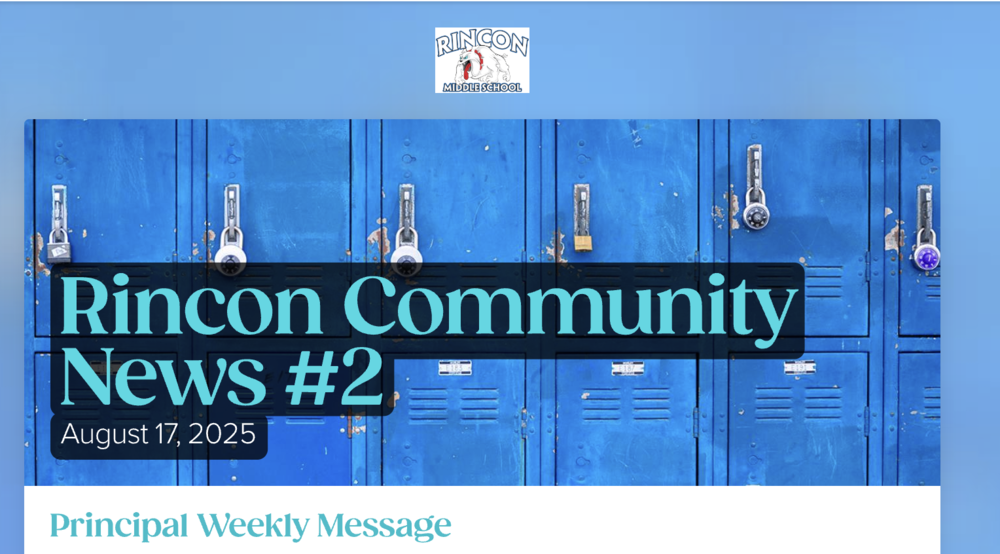 Principal update #2