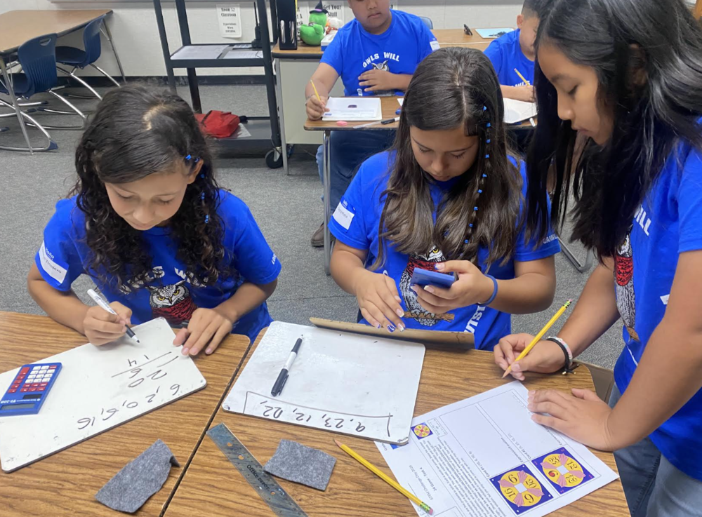 Students participate in STEM Challenge Day.