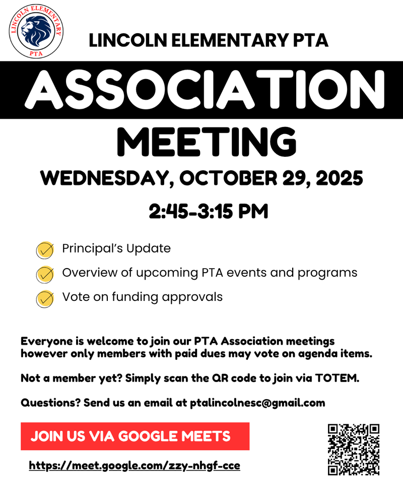 PTA Association Meeting
