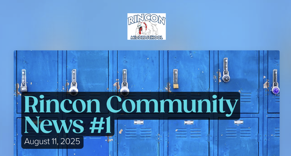 Rincon Community News #1