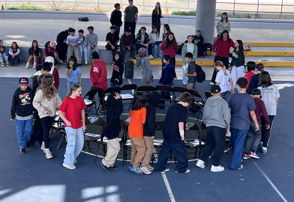Musical chairs at lunch