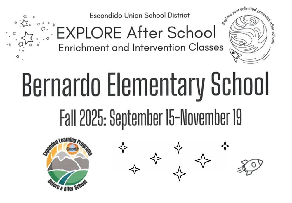 Flyer Explore After School Enrichment Classes for Fall 2025