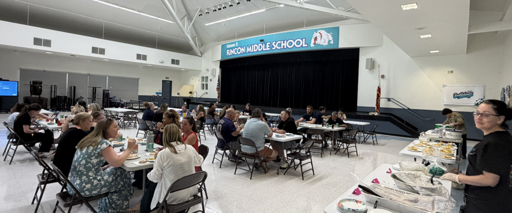 PTSA hosted teacher luncheon