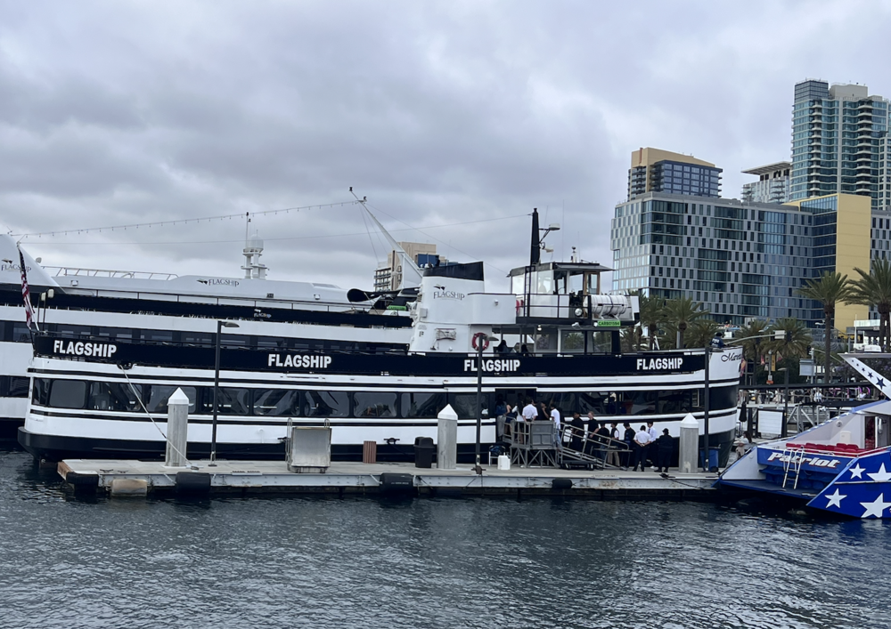 Boarding the Harbor Cruise