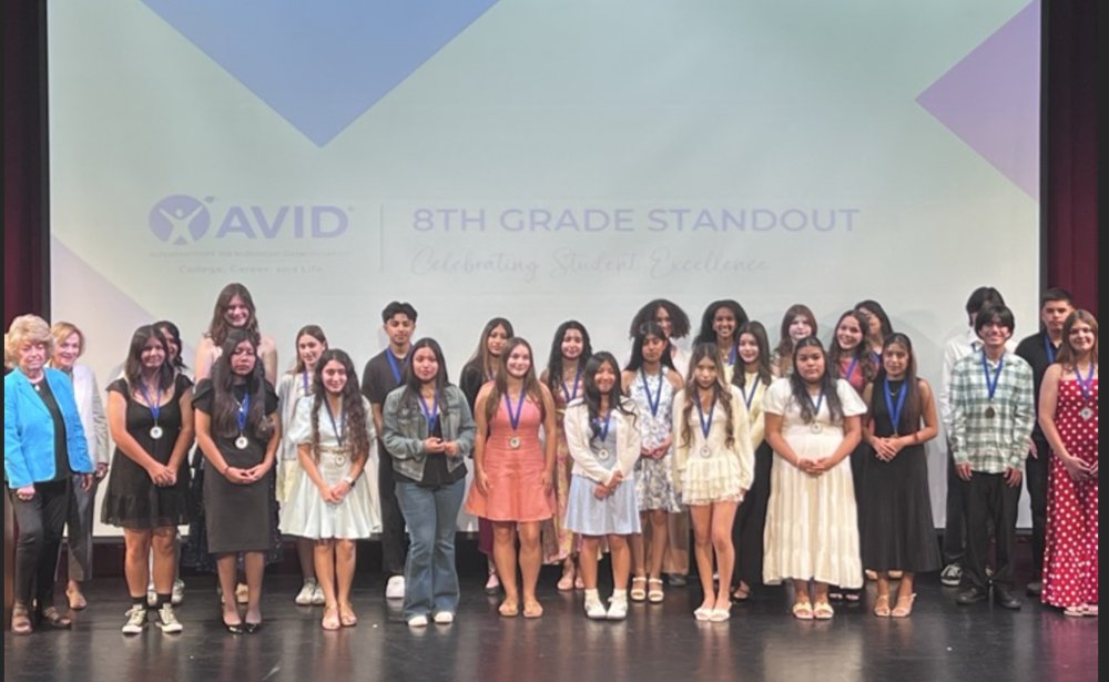 AVID 8th grade Stand Outs!