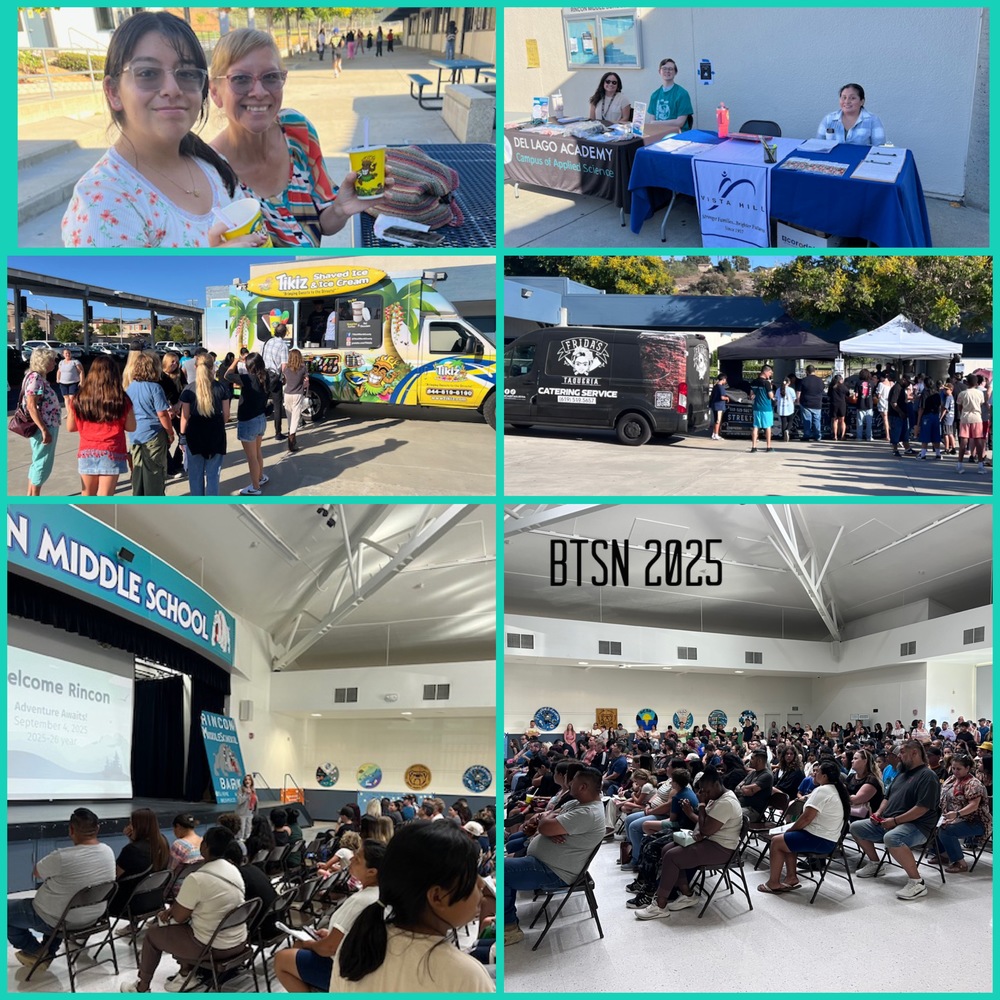 Back to School Night photo collage