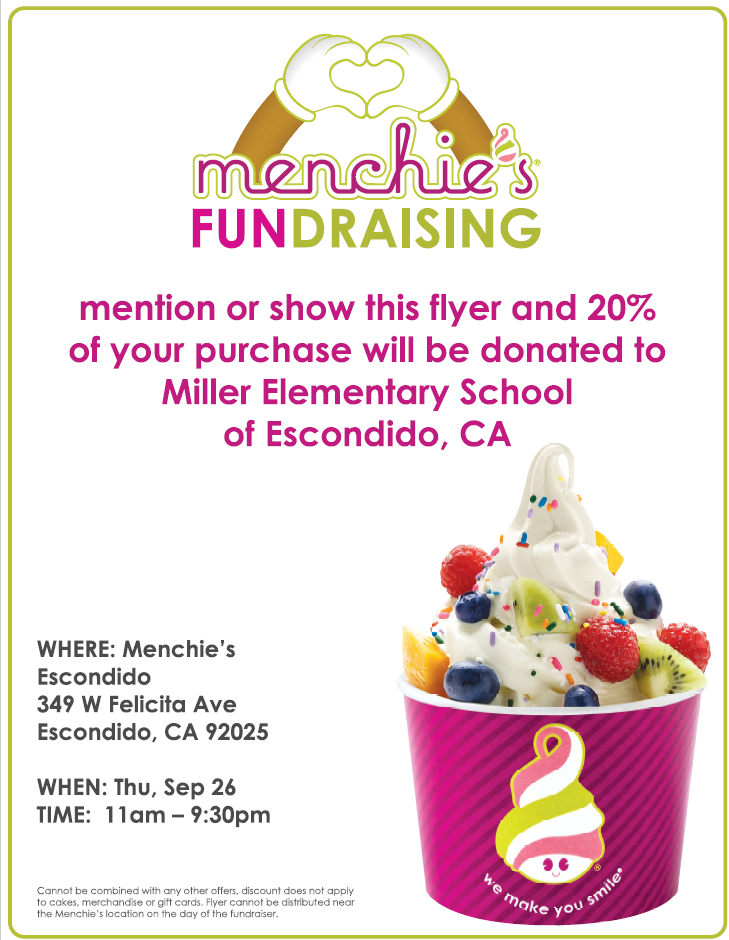 Menchie's Fundraiser