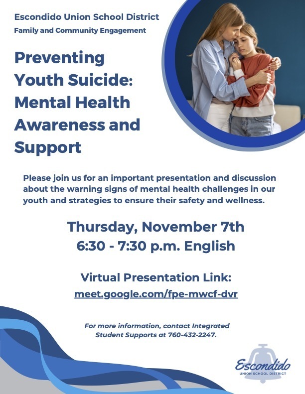Virtual presentation about Mental Health Awareness and Support