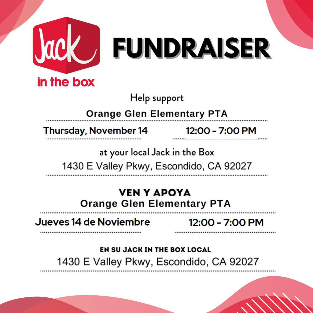 Jack in the box fundraiser
