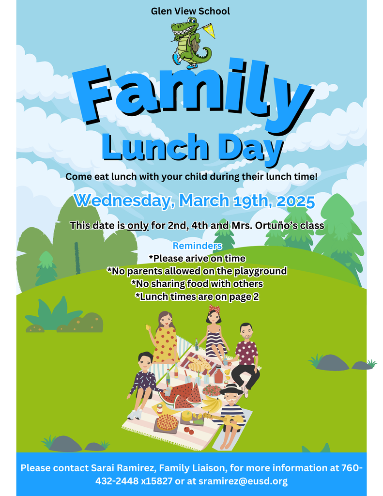 Family Lunch Day Flyer English