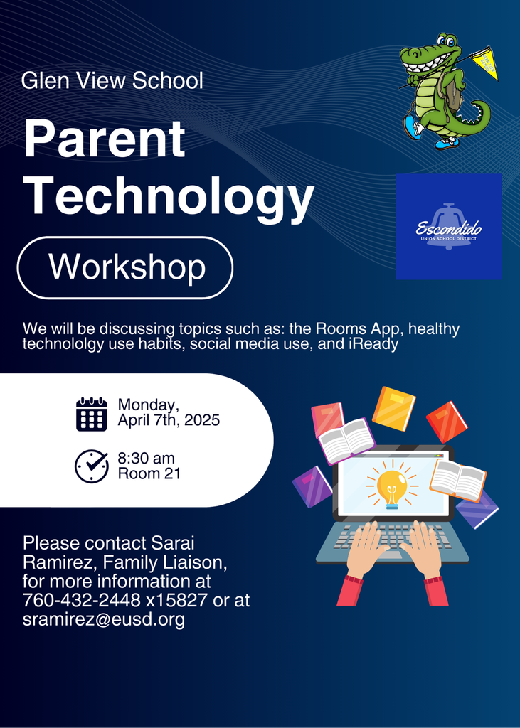 Parent Tech Workshop Flyer English