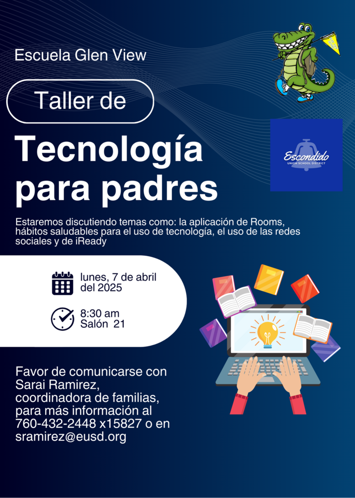 Parent Tech Workshop Flyer Spanish