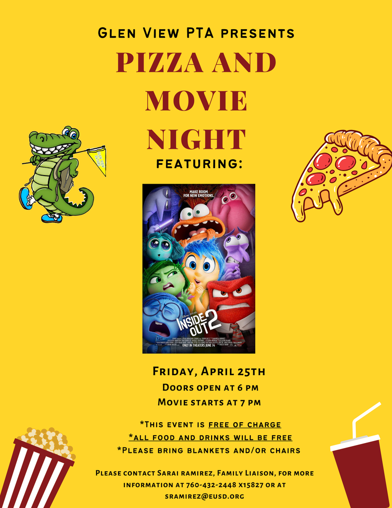 PTA Movie Night Flyer English