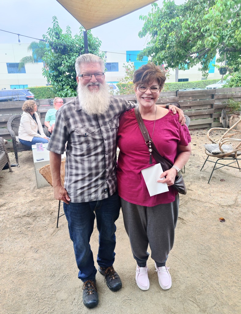 Mr. Boyce & Ms. Jeri celebrating retirement