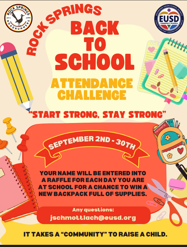 Sept Attendance Challenge flyer