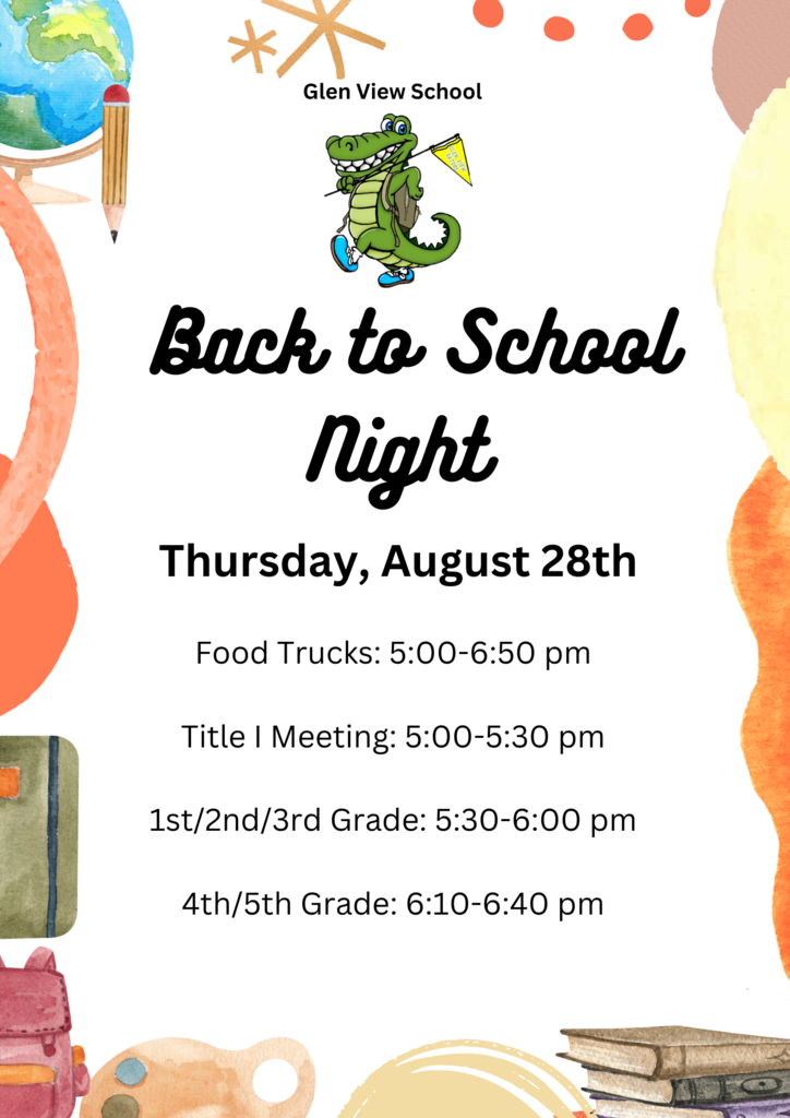 Back to School Night Flyer English