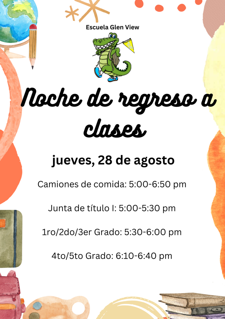 Back to School Night Flyer Spanish
