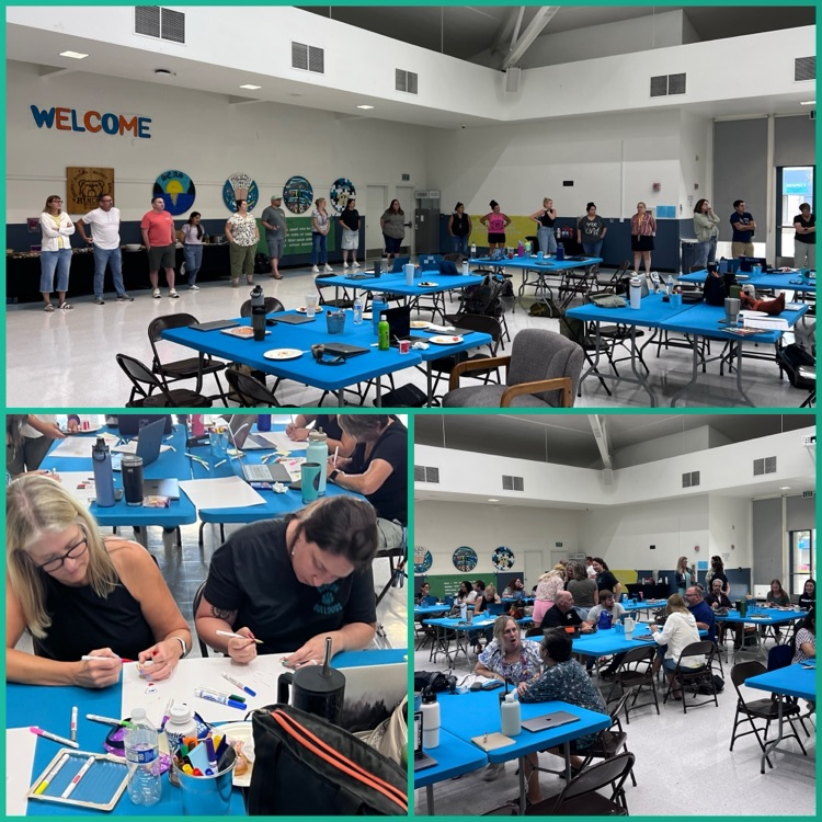 photo collage of teachers learning