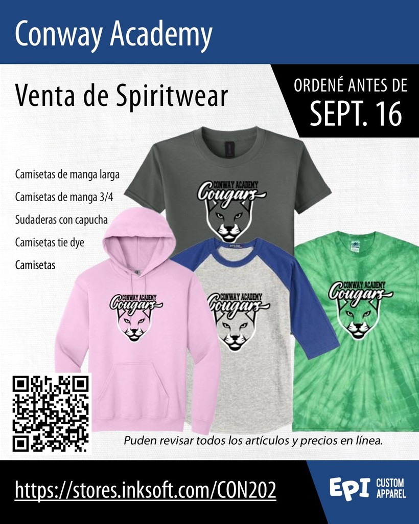 Bolante de Venta de Spiritwear de Conway