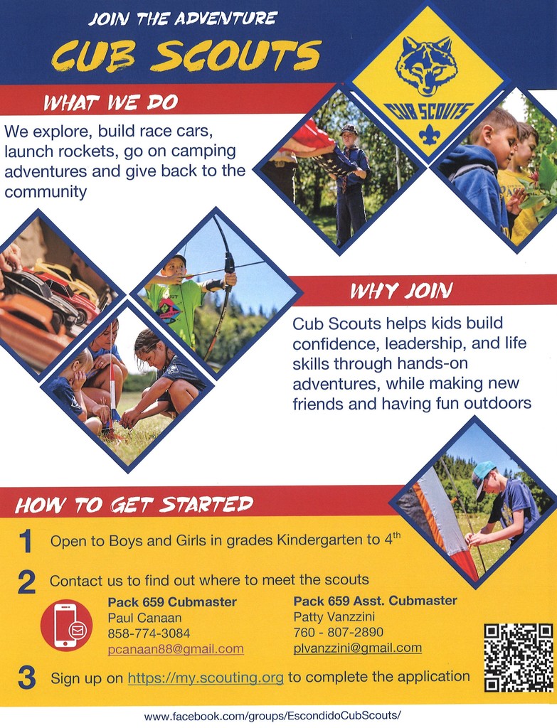 Flyer Join the Adventure with the Cub Scouts