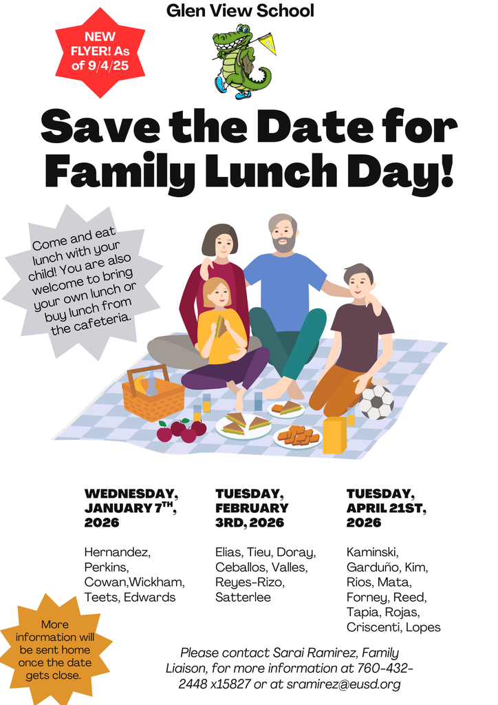 Save the Date Family Lunch Day Flyer English 