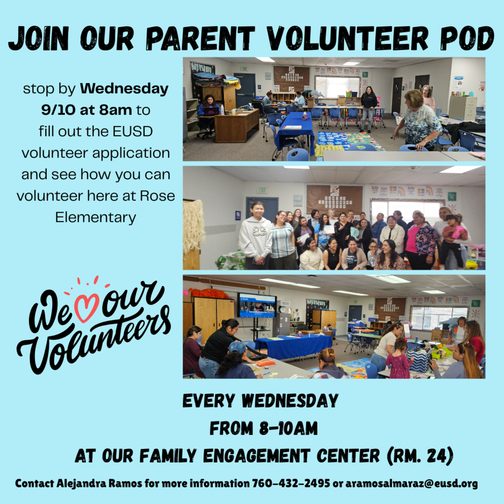 Rose Volunteer Pod