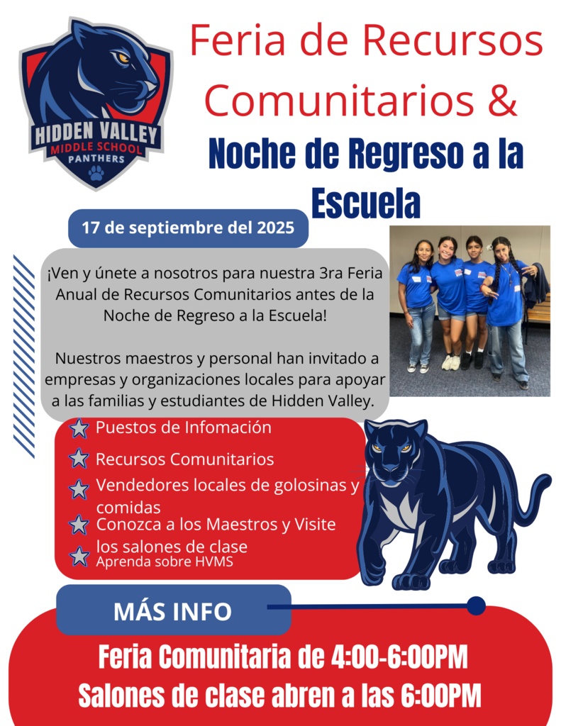 HVMS CRF and BTSN Flyer Spanish 