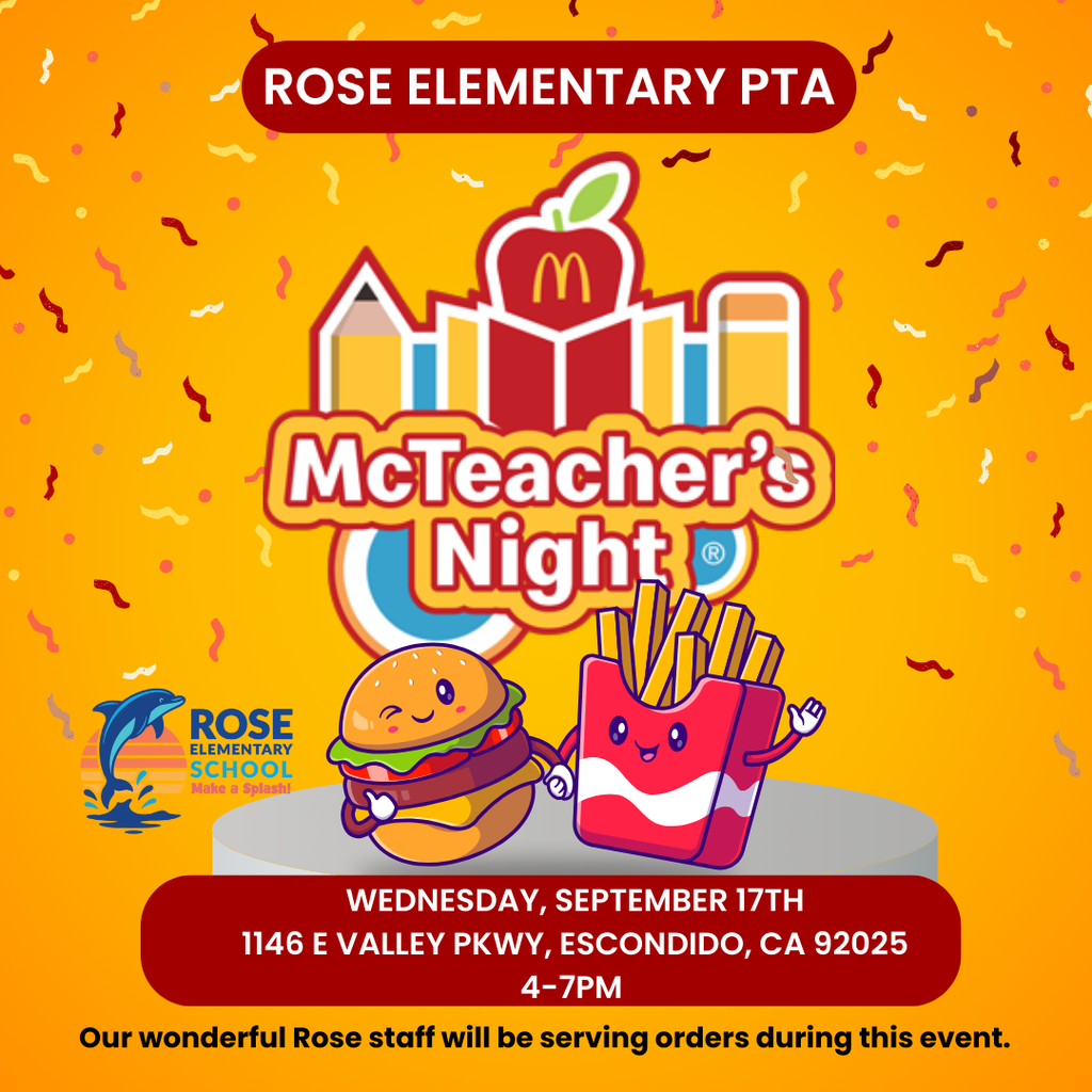 McTecher Night PTA Fundraiser Flyer