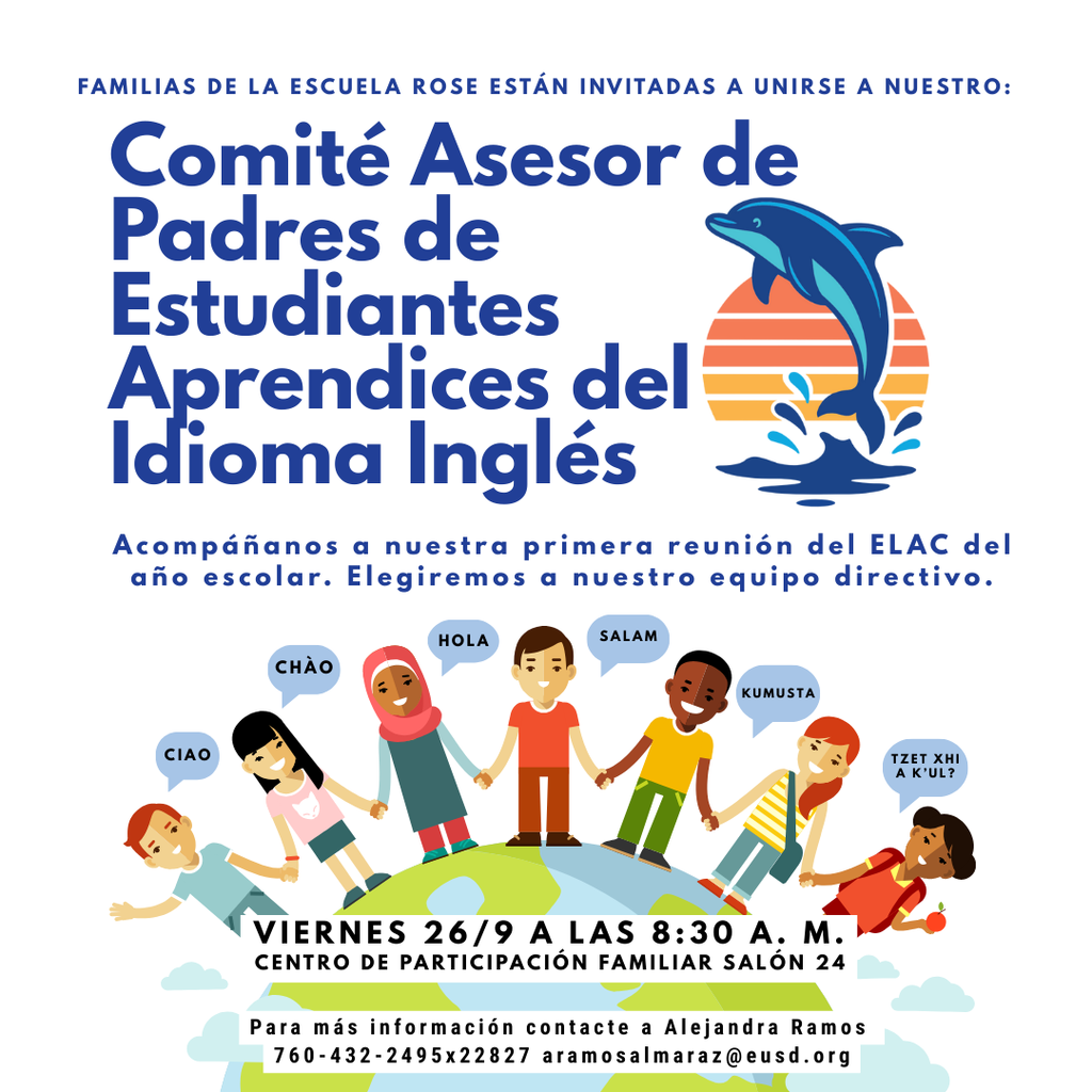 ELAC flyer in Spanish