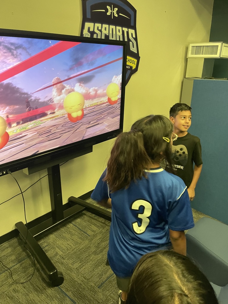 Students playing esports